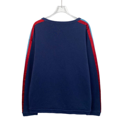 Gucci Blue Star Embroidered Cotton Sweatshirt
