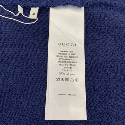 Gucci Blue Star Embroidered Cotton Sweatshirt