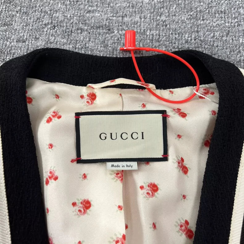 Gucci Embroidered Red Badge Jacket