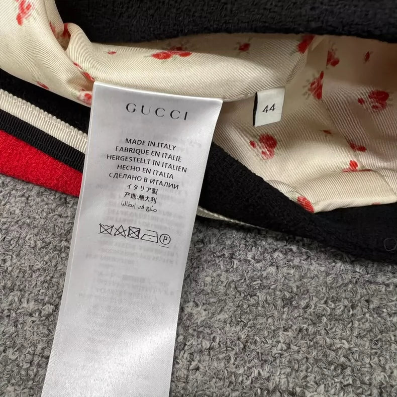Gucci Embroidered Red Badge Jacket