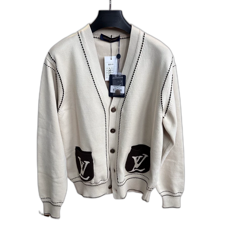 Louis Vuitton Knitted Cardigan Cream Color