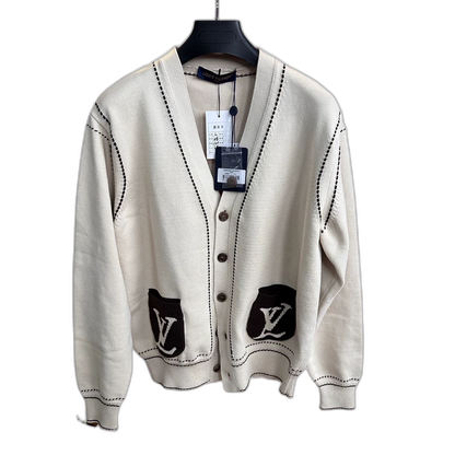 Louis Vuitton Knitted Cardigan Cream Color
