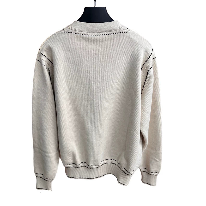 Louis Vuitton Knitted Cardigan Cream Color