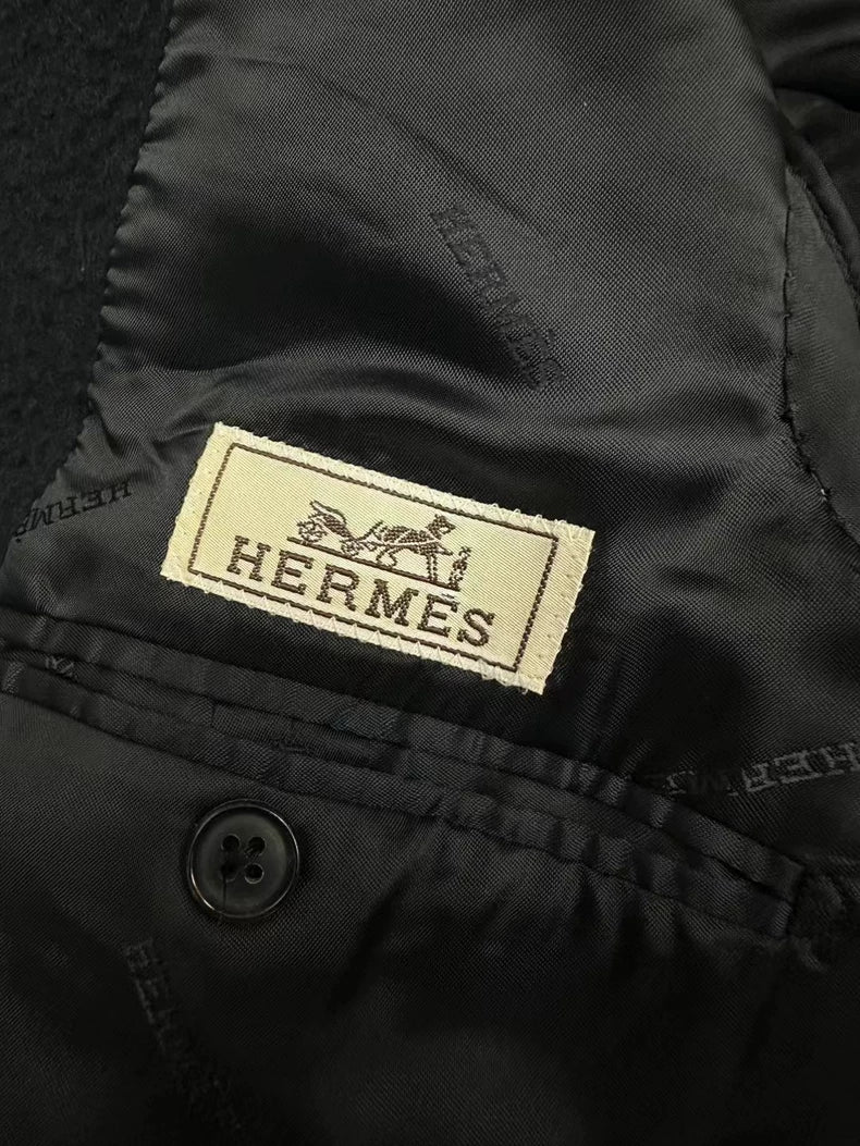 Hermes Teddy Cashmere Trench Coat