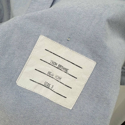 Thom Browne Light Blue Button-Up Shirt-yf