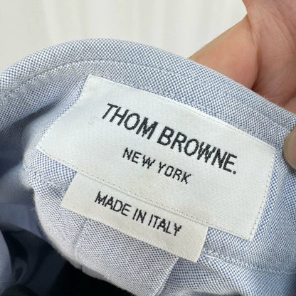 Thom Browne Light Blue Button-Up Shirt-yf