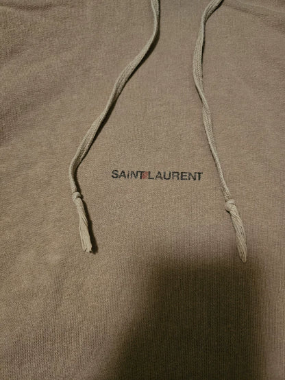 Saint Laurent Beige Hooded Sweatshirt-yf