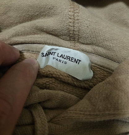 Saint Laurent Beige Hooded Sweatshirt-yf