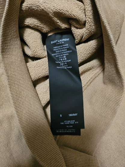 Saint Laurent Beige Hooded Sweatshirt-yf