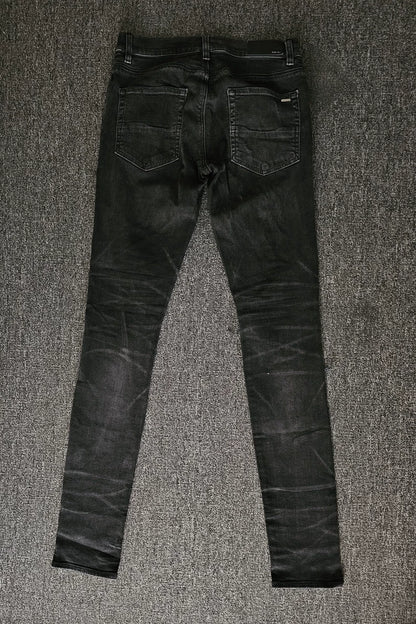 Amiri MX1 Distressed Black Jeans-yf
