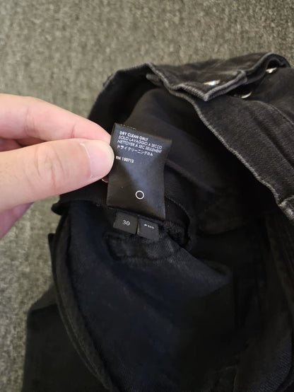 Amiri MX1 Distressed Black Jeans-yf