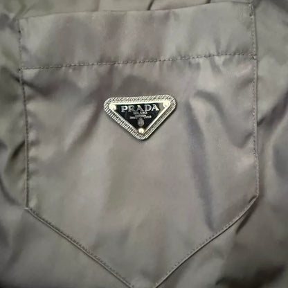 Prada Triangle Logo Nylon Shirt Jacket