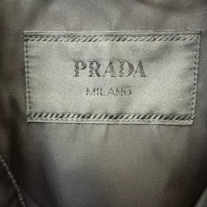 Prada Triangle Logo Nylon Shirt Jacket