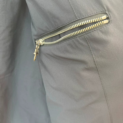 Black Leather Cross Jacket by Chrome Hearts