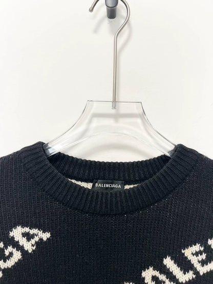 Balenciaga Classic Sweater in Black Color-zp