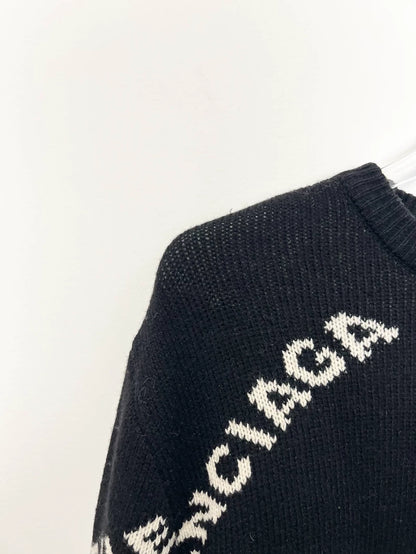 Balenciaga Classic Sweater in Black Color-zp