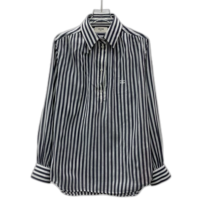 Celine Striped Long Sleeve Cotton Shirt