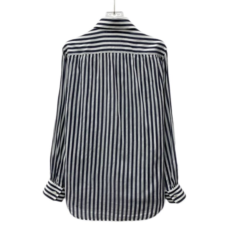 Celine Striped Long Sleeve Cotton Shirt