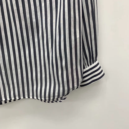 Celine Striped Long Sleeve Cotton Shirt