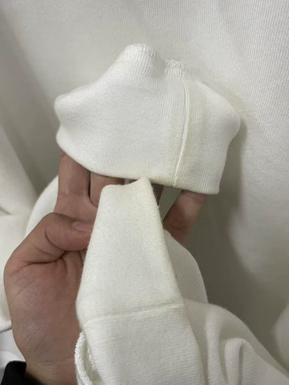 Prada White Hoodie with Logo