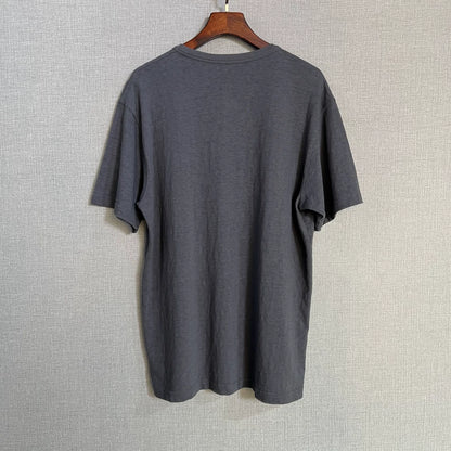 Dior Grey Logo Short Sleeve T-Shirt