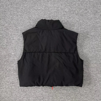 Prada Triangular Logo Short Down Vest