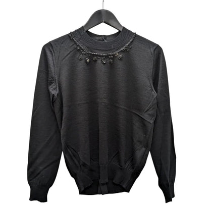 COMME des GARCONS 20AW Beaded Back Knit Top