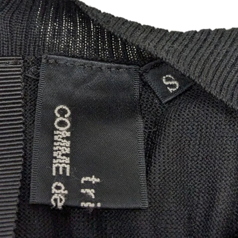 COMME des GARCONS 20AW Beaded Back Knit Top