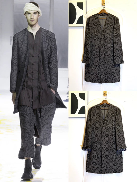 Yohji Yamamoto Printed Kimono Coat