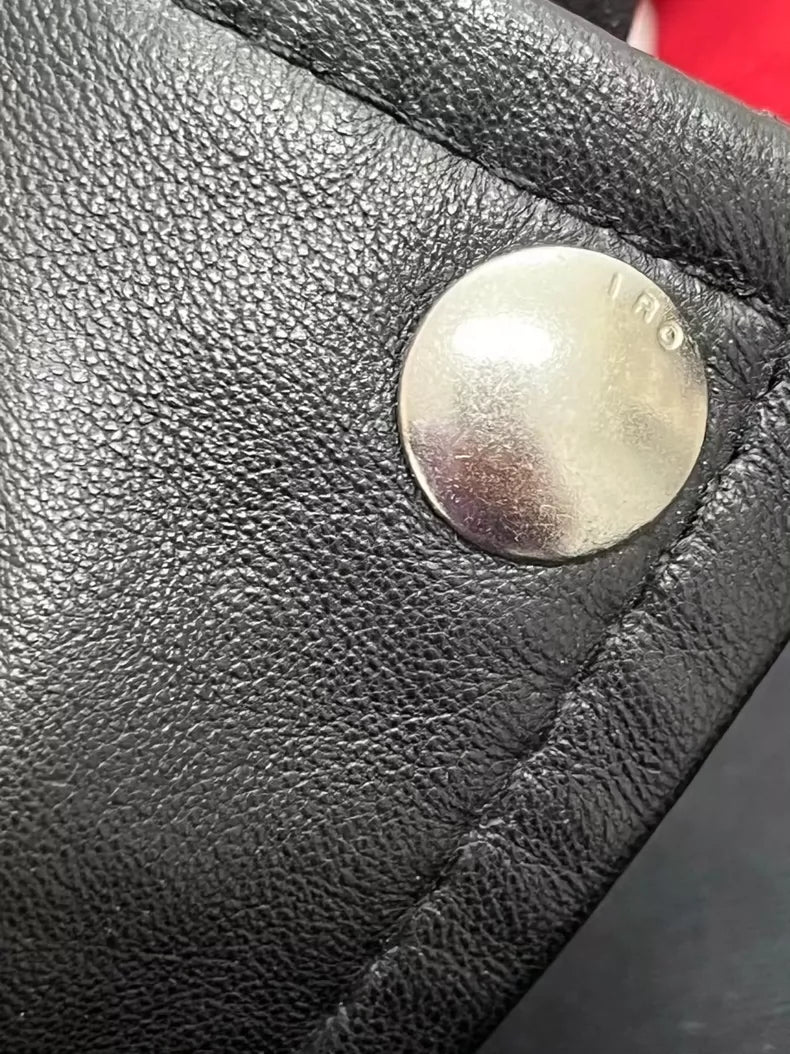 Black Leather Biker Jacket by Saint Laurent