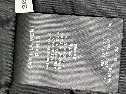 Black Leather Biker Jacket by Saint Laurent