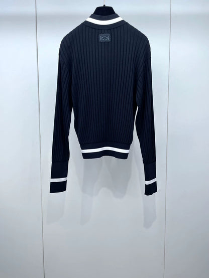 Chanel Black and White Knitted Top