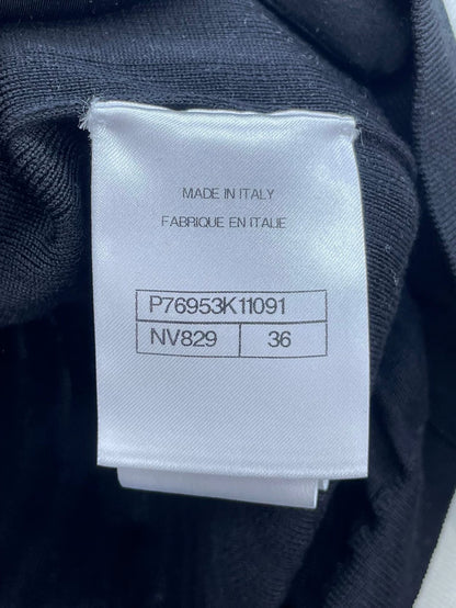 Chanel Black and White Knitted Top