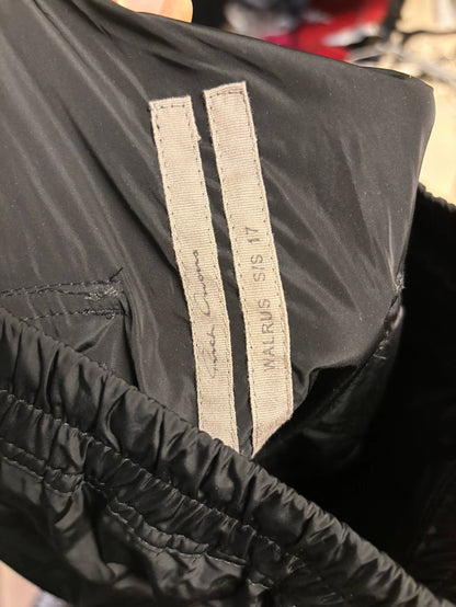 Rick Owens Nylon Cargo Cropped Pants