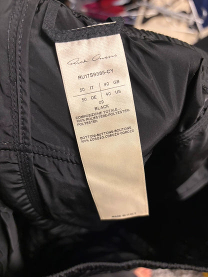 Rick Owens Nylon Cargo Cropped Pants