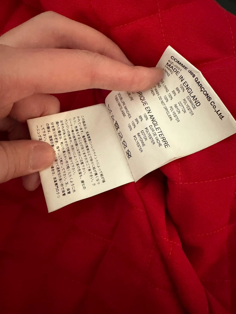 Comme des Garcons Leather Jacket