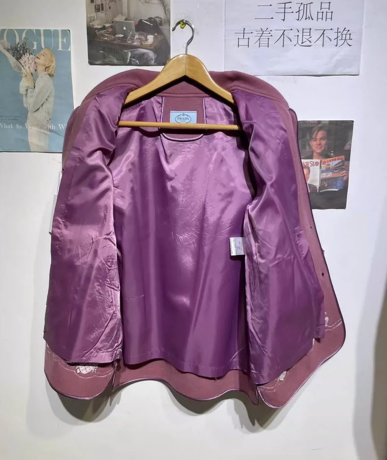 Vintage Prada Handmade Wool Coat