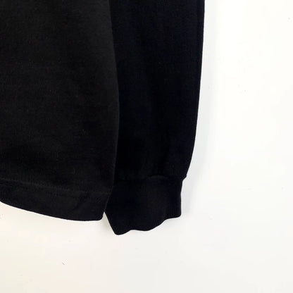 Balenciaga Black Long Sleeve Graphic Sweatshirt