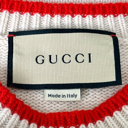 Gucci Logo Embroidered Wool Sweater