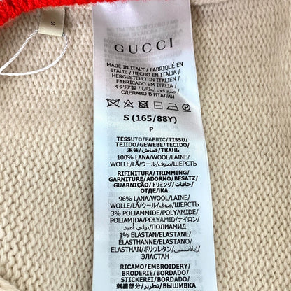 Gucci Logo Embroidered Wool Sweater