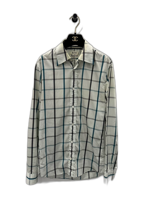 Acne Studio Classic White Green Shirt