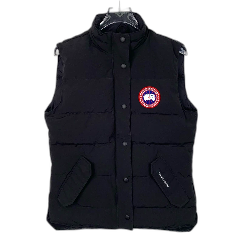 Canada Goose Black Logo Padded Vest