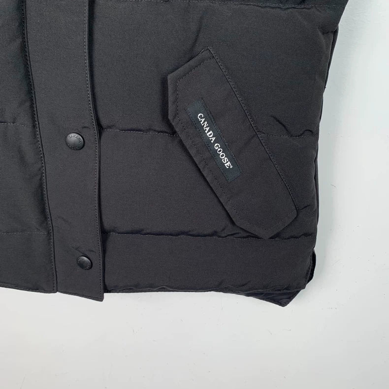 Canada Goose Black Logo Padded Vest