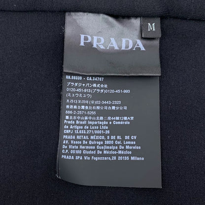 Prada Black Hooded Zip Jacket M Size