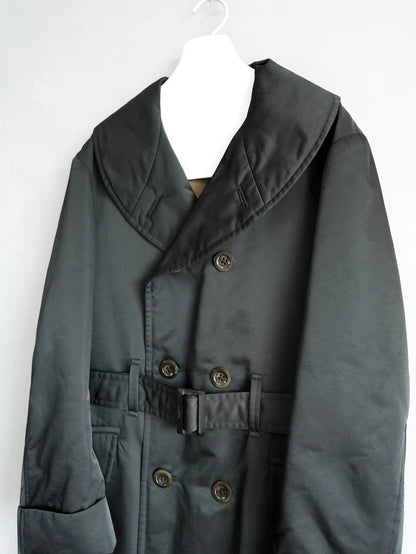 Yohji Yamamoto Black Long Coat