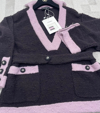 Chanel Color Block Knit Sweater