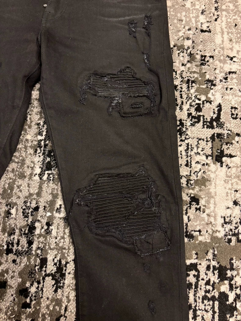 Amiri Early Patchwork Denim Pants Size 34