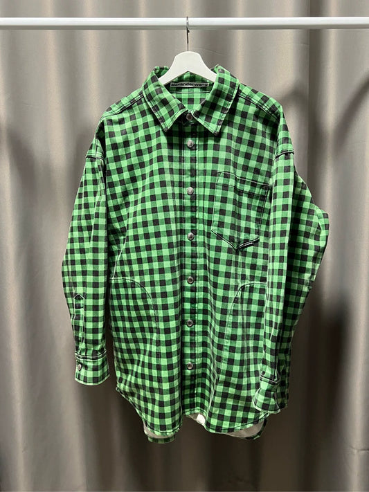 Alexander Wang Oversized Plaid Jacket