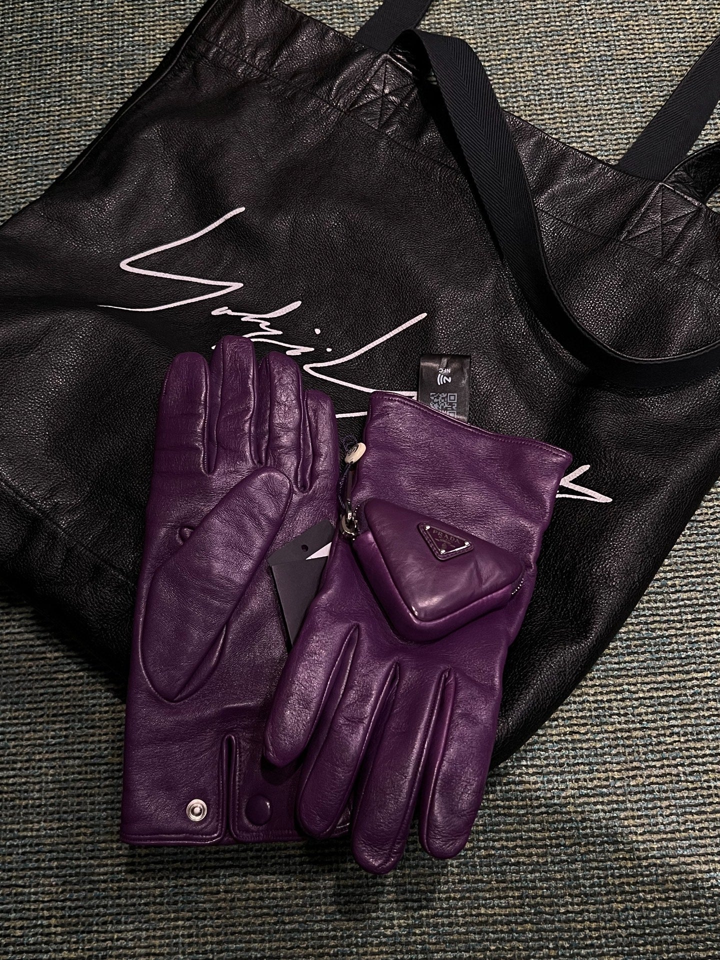 Yohji Yamamoto Leather Tote Bag