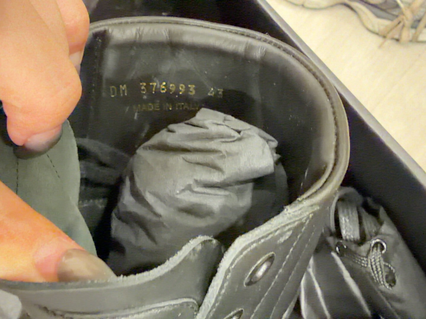 Saint Laurent Black High-Top Sneakers